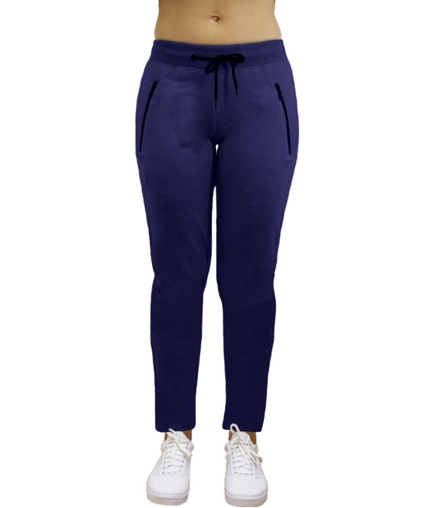     			Reoutlook Blue Cotton Blend Women's Yoga Trackpants ( Pack of 1 )