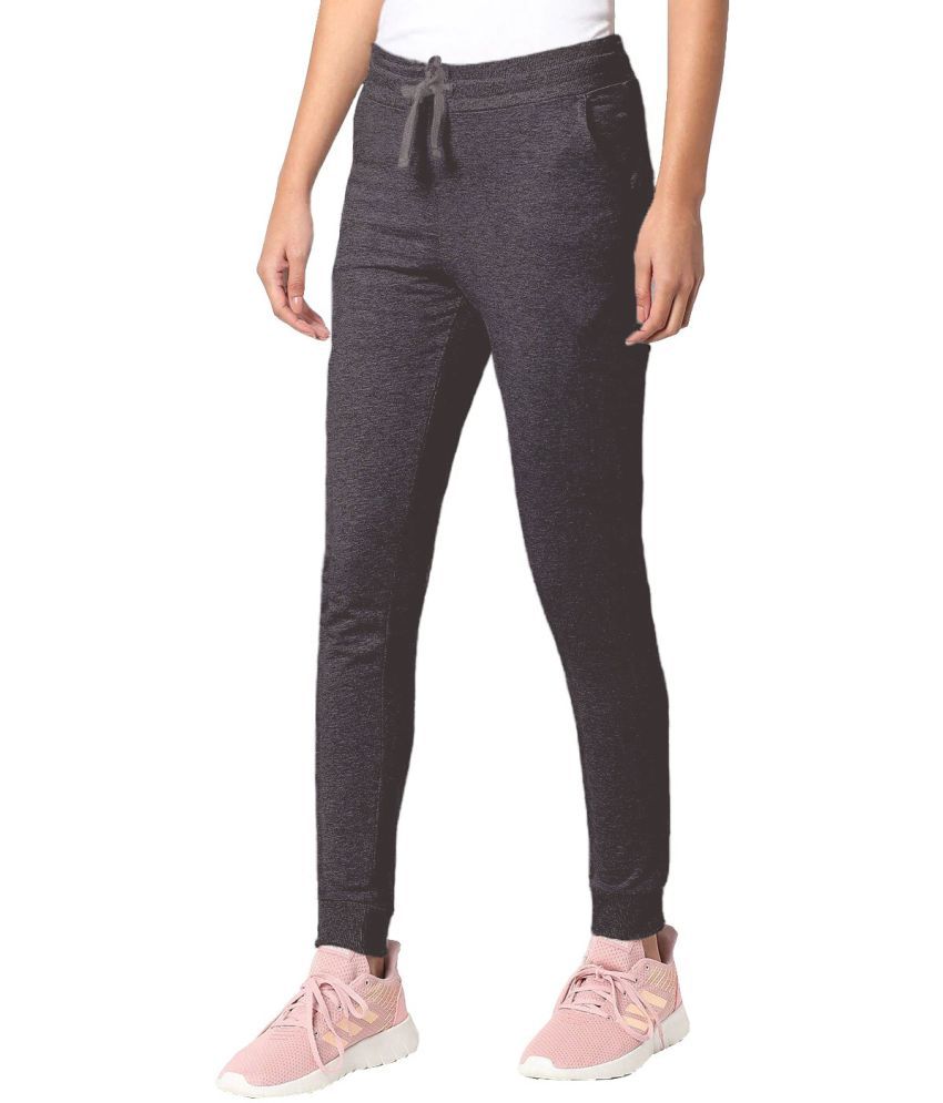     			Reoutlook Grey Cotton Blend Women's Yoga Joggers ( Pack of 1 )