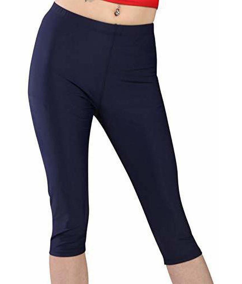     			Reoutlook Polyester Capris - Blue