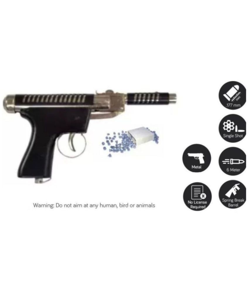     			SunTap AIR GUN AIR PISTOL 007 METAL WITH FREE 100 PELLETS