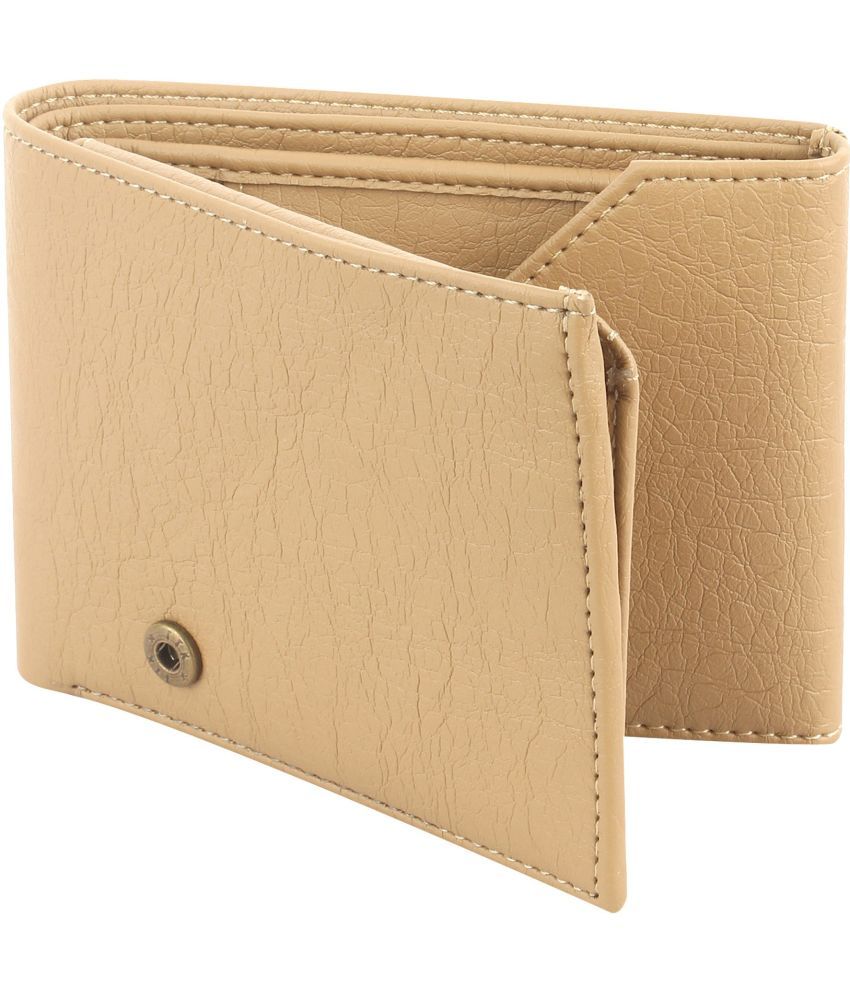     			samtroh Faux Leather Colorblock Men's Regular Wallet With 7 Slots For Card ( Beige , Pack of 1 )