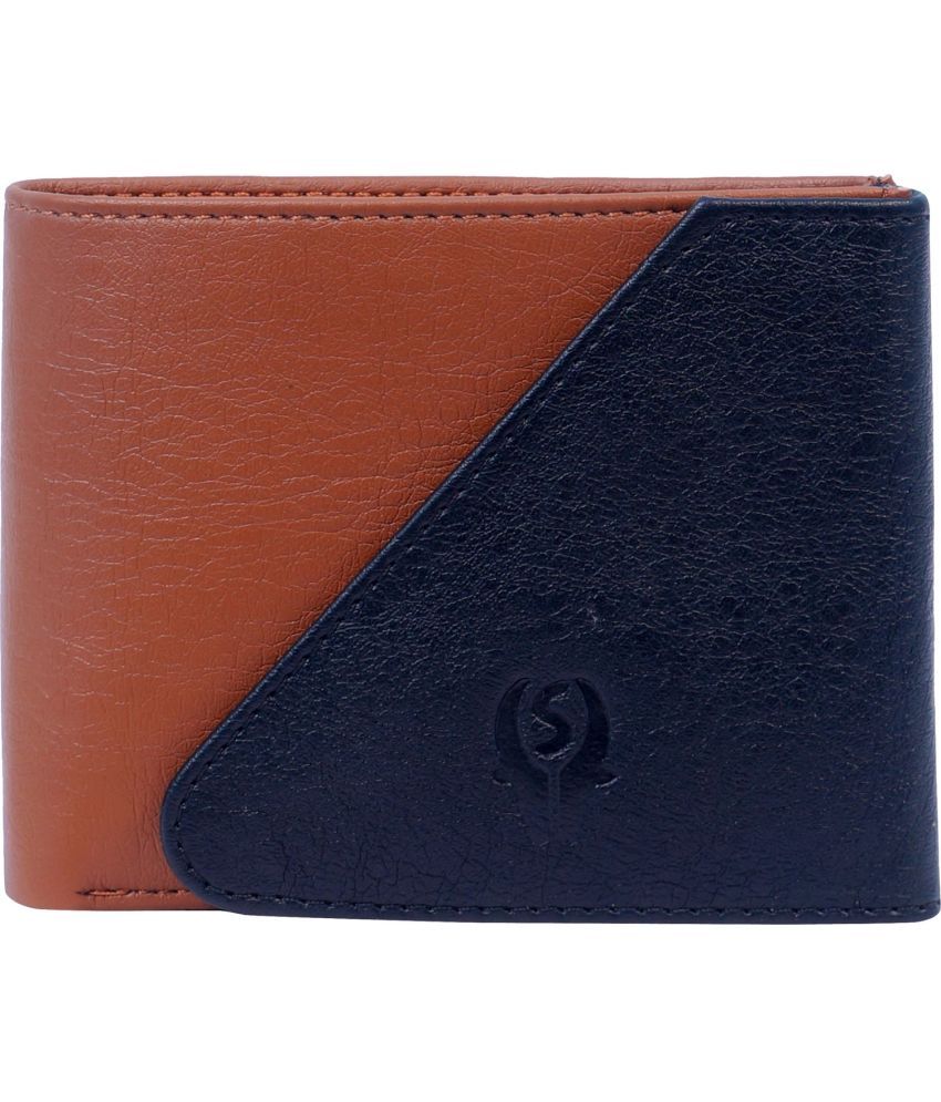     			samtroh Faux Leather Colorblock Men's Regular Wallet With 3 Slots For Card ( Multicolor , Pack of 1 )