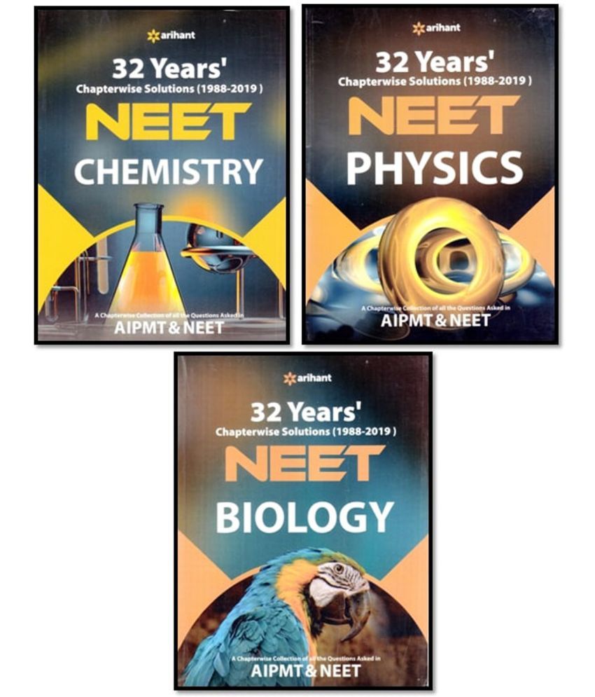     			Arihant 32-Year(1988-2019) Neet Chapterwise Solved Papers , 3-Books Set (Bio. + Chem. + Phy.)