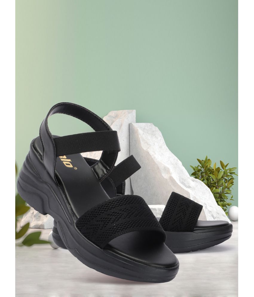     			COLO Black Women's Sandal Heels