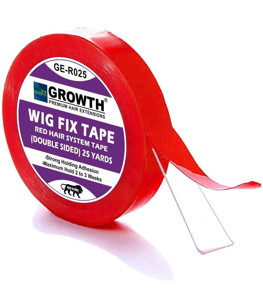     			Growth Red Transparent wig tape Toupee 50 gm