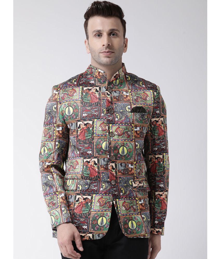     			Hangup Viscose Men's Blazer - Multi ( Pack of 1 )