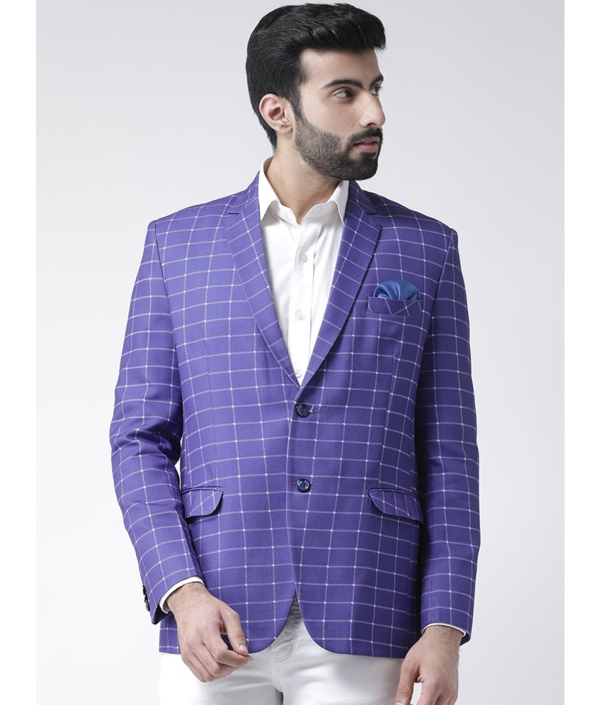     			Hangup Viscose Men's Blazer - Purple ( Pack of 1 )