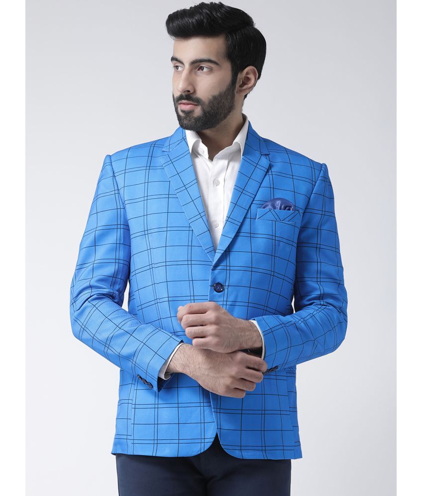     			Hangup Viscose Men's Blazer - Blue ( Pack of 1 )