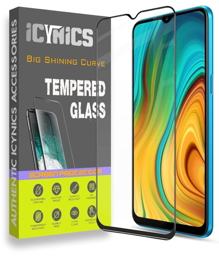     			Icynics Tempered Glass Compatible For Realme C3 ( Pack of 1 )