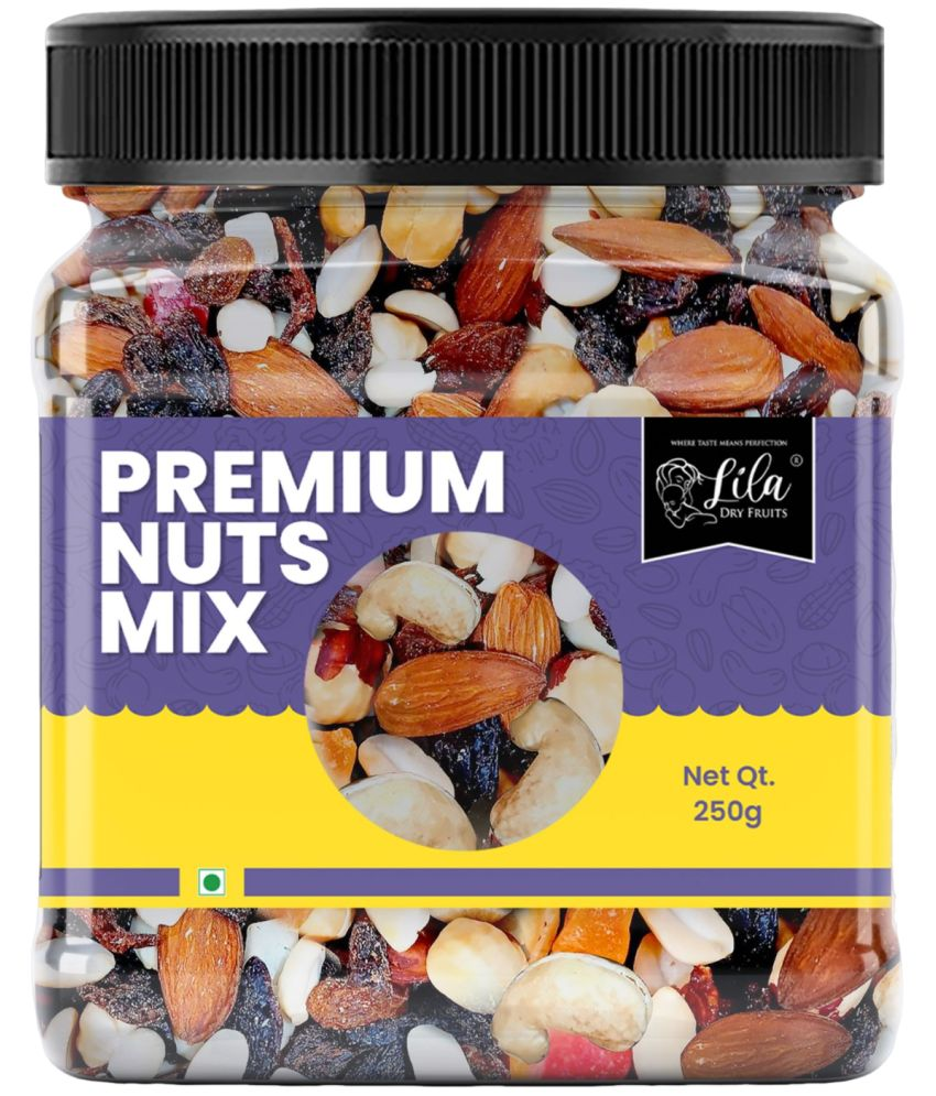     			LILA DRY FRUITS Nuts Mix, Perfect Blend of Dry Fruits and Seeds Mixes 250gm