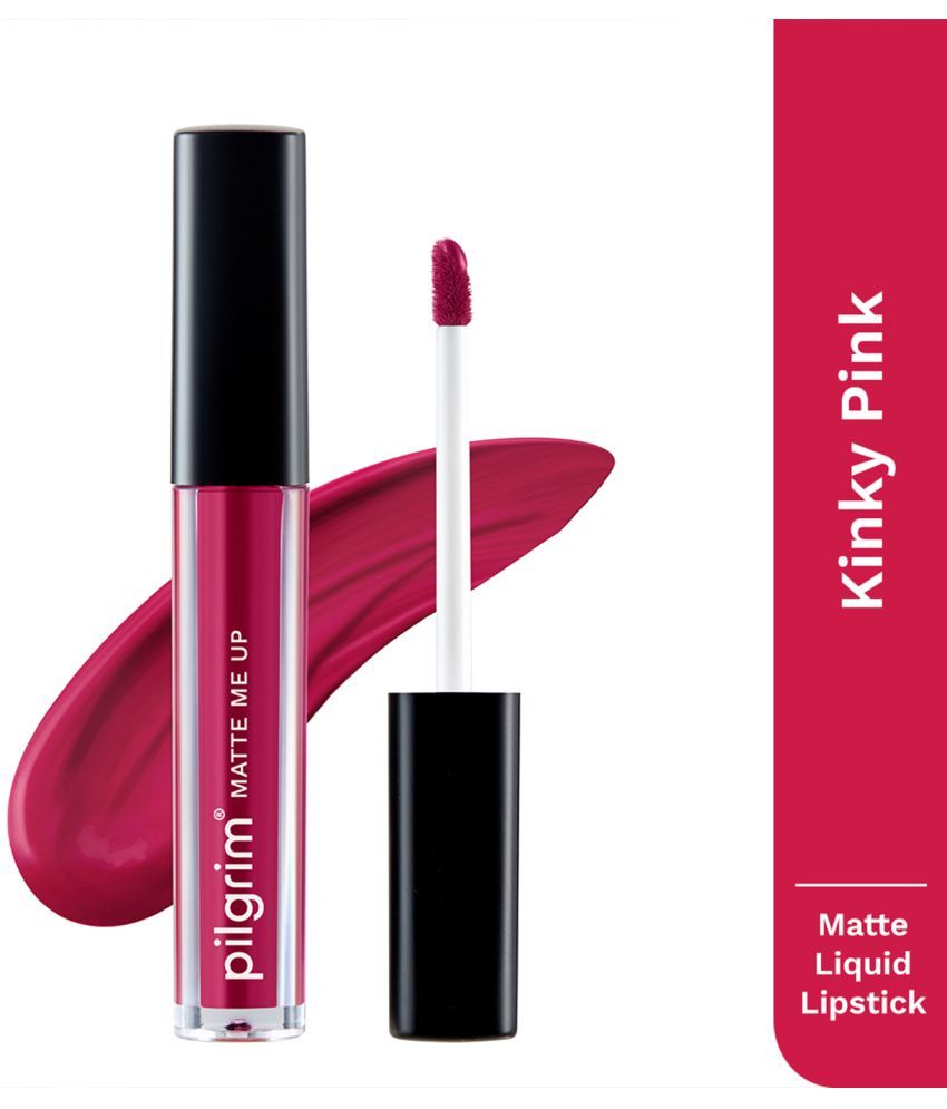     			PILGRIM Bubblegum Pink Matte Lipstick 3