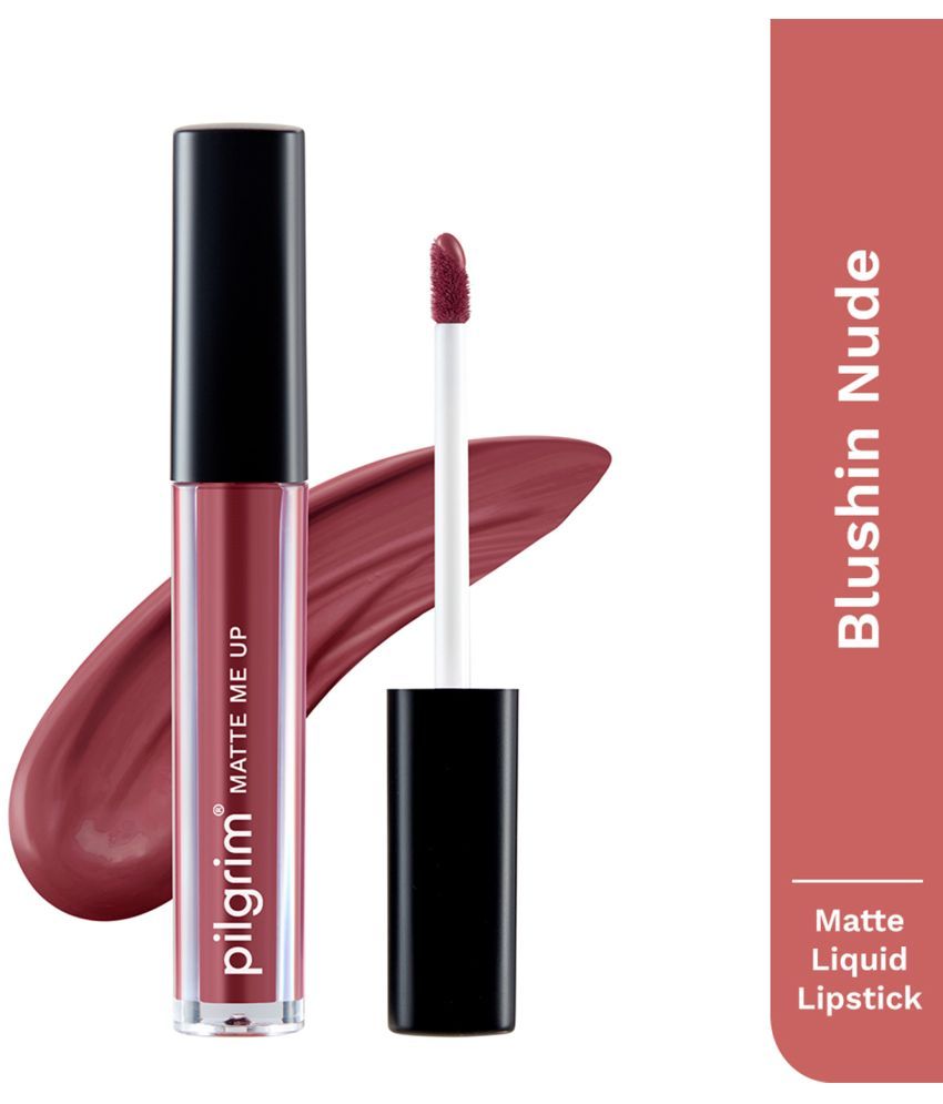     			PILGRIM Nude Pink Matte Lipstick 3