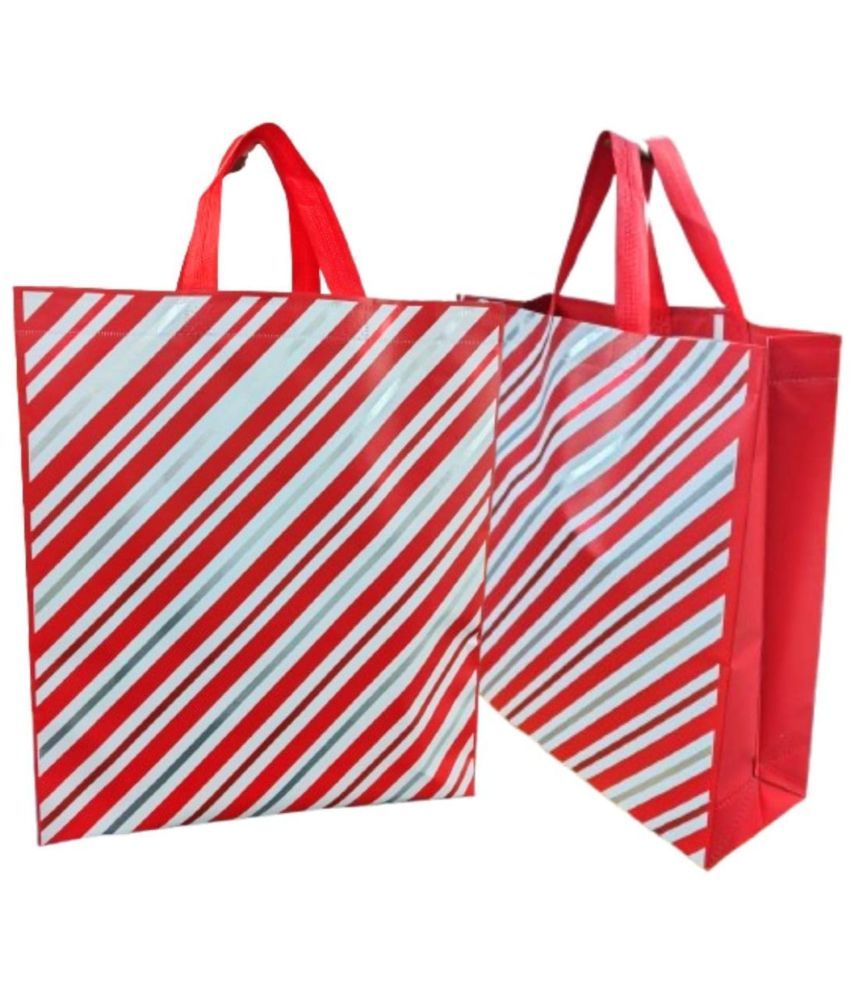     			PUFFSMART Red Polyester Grocery Bag Pack of 1