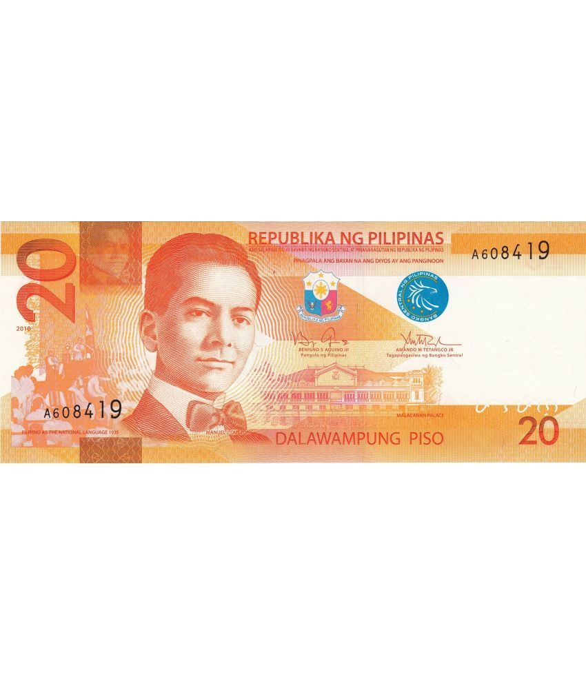     			Philippines 20 Piso Top Grade Beautiful Gem UNC Banknote