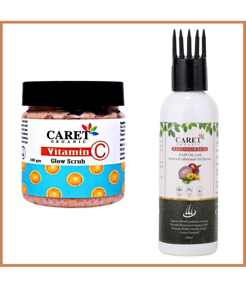     			Vitamin C Glow Scrub (100g) AND Onion Oil (100ml) (2 Items in the set)