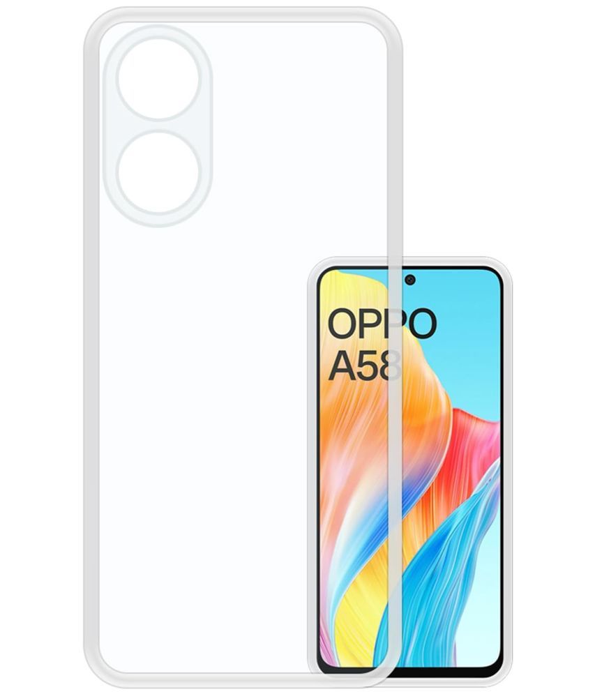     			Bright Traders Plain Cases Compatible For Silicon OPPO A58 4G ( )