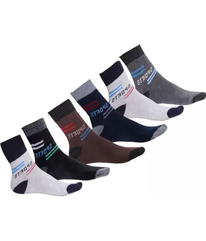     			Cavenders Pack of 5 Men's Cotton Blend Ankle Length Socks ( Multicolor )