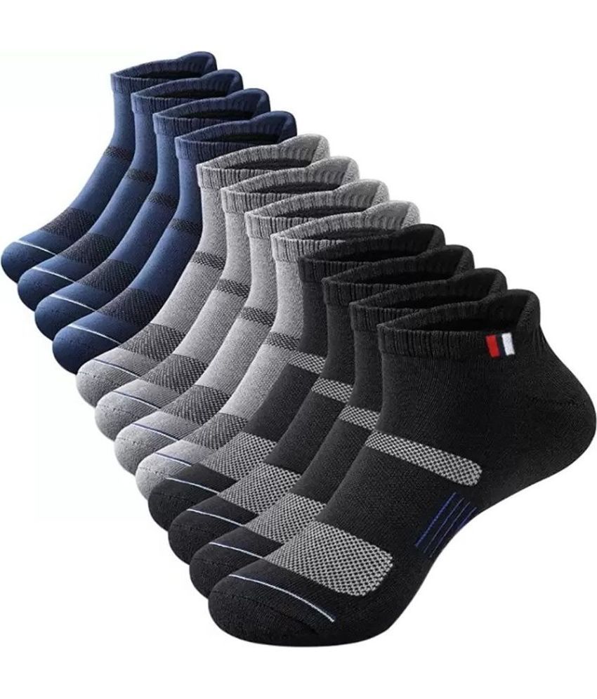     			Cavenders Pack of 5 Men's Cotton Blend Ankle Length Socks ( Multicolor 3 )