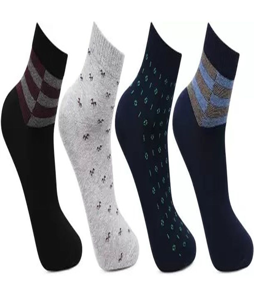     			Cavenders Pack of 5 Men's Cotton Blend Ankle Length Socks ( Multicolor 2 )