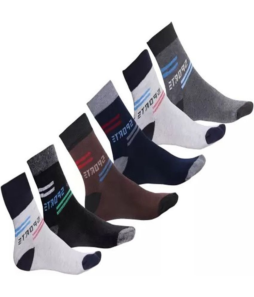     			Cavenders Pack of 5 Men's Cotton Blend Ankle Length Socks ( Multicolor 4 )