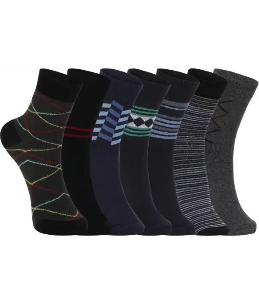     			Cavenders Pack of 5 Men's Cotton Blend Ankle Length Socks ( Multicolor )