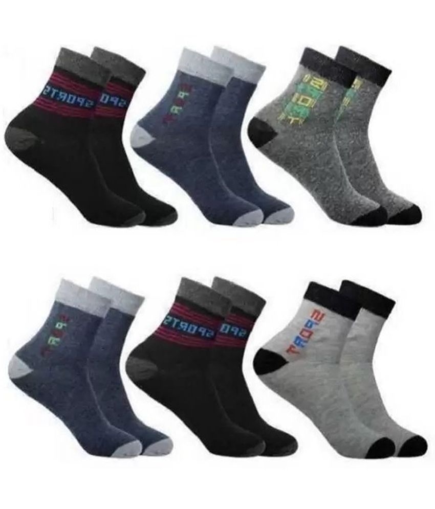     			Cavenders Pack of 5 Men's Cotton Blend Ankle Length Socks ( Multicolor 4 )