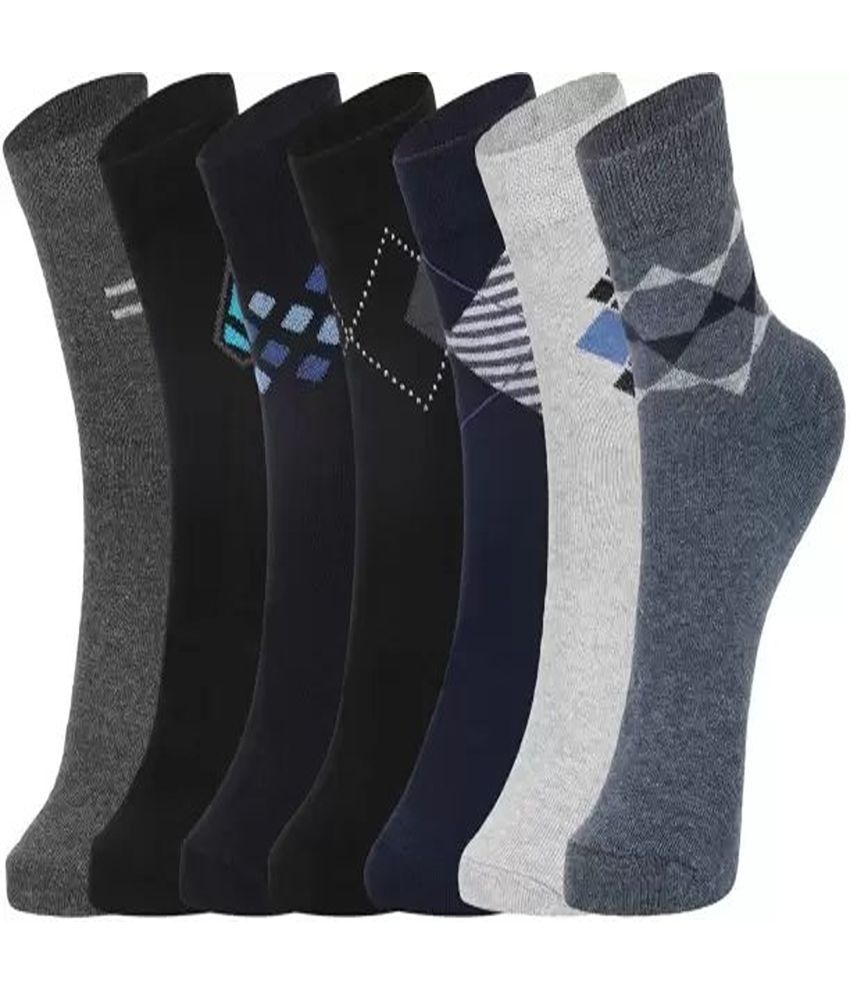     			Cavenders Pack of 5 Men's Cotton Blend Ankle Length Socks ( Multicolor 2 )