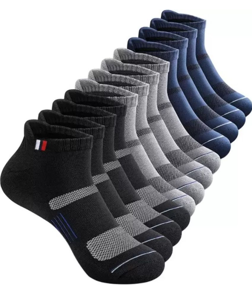     			Cavenders Pack of 5 Men's Cotton Blend Ankle Length Socks ( Multicolor 4 )