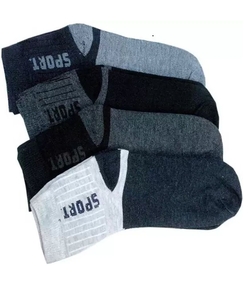     			Cavenders Pack of 5 Men's Cotton Blend Ankle Length Socks ( Multicolor 1 )