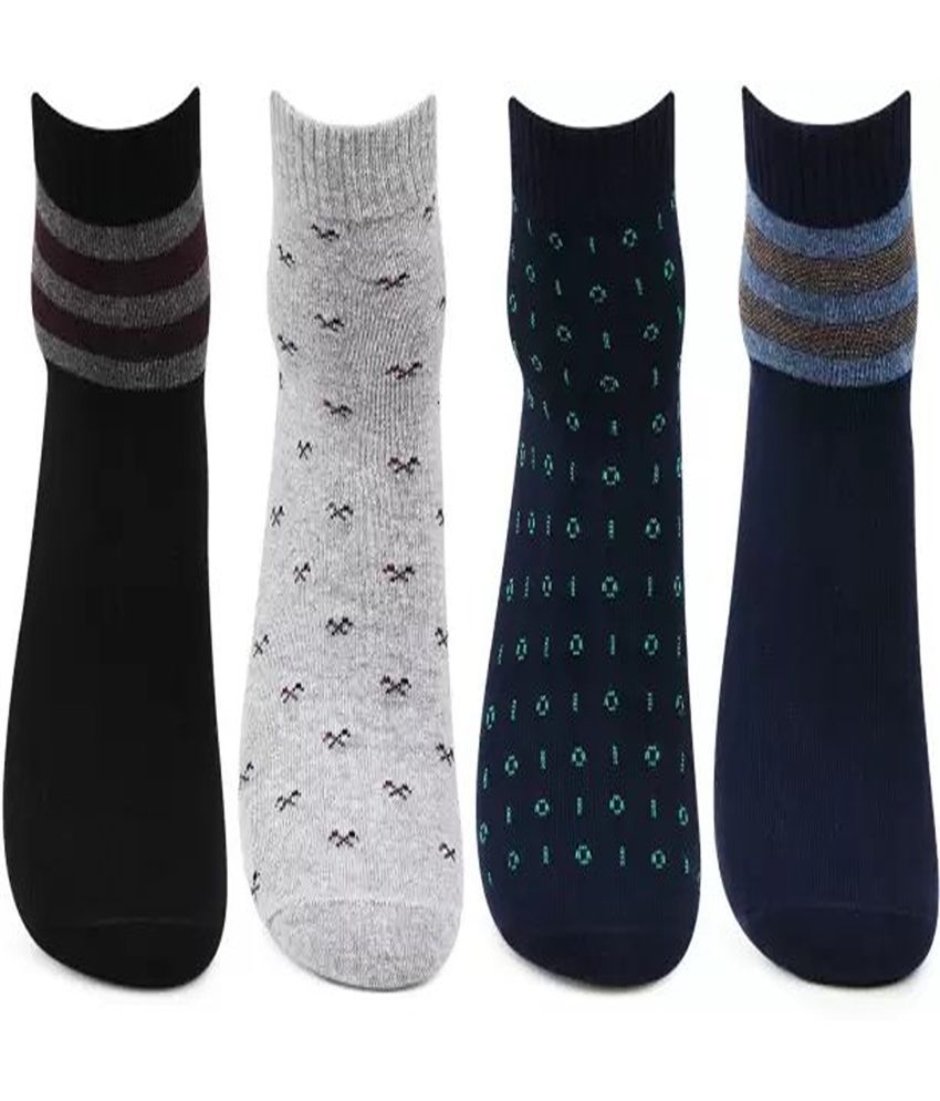     			Cavenders Pack of 5 Men's Cotton Blend Ankle Length Socks ( Multicolor 4 )