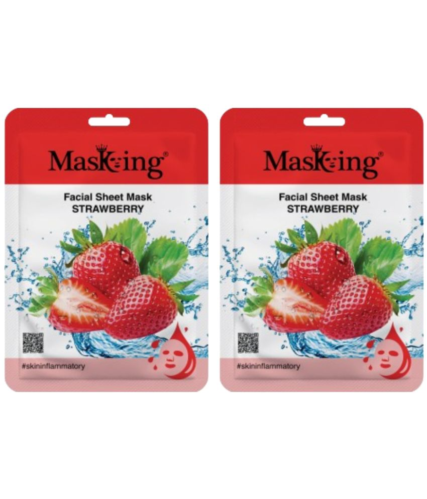     			Masking - Fairness Sheet Mask for Combination Skin ( Pack of 2 )