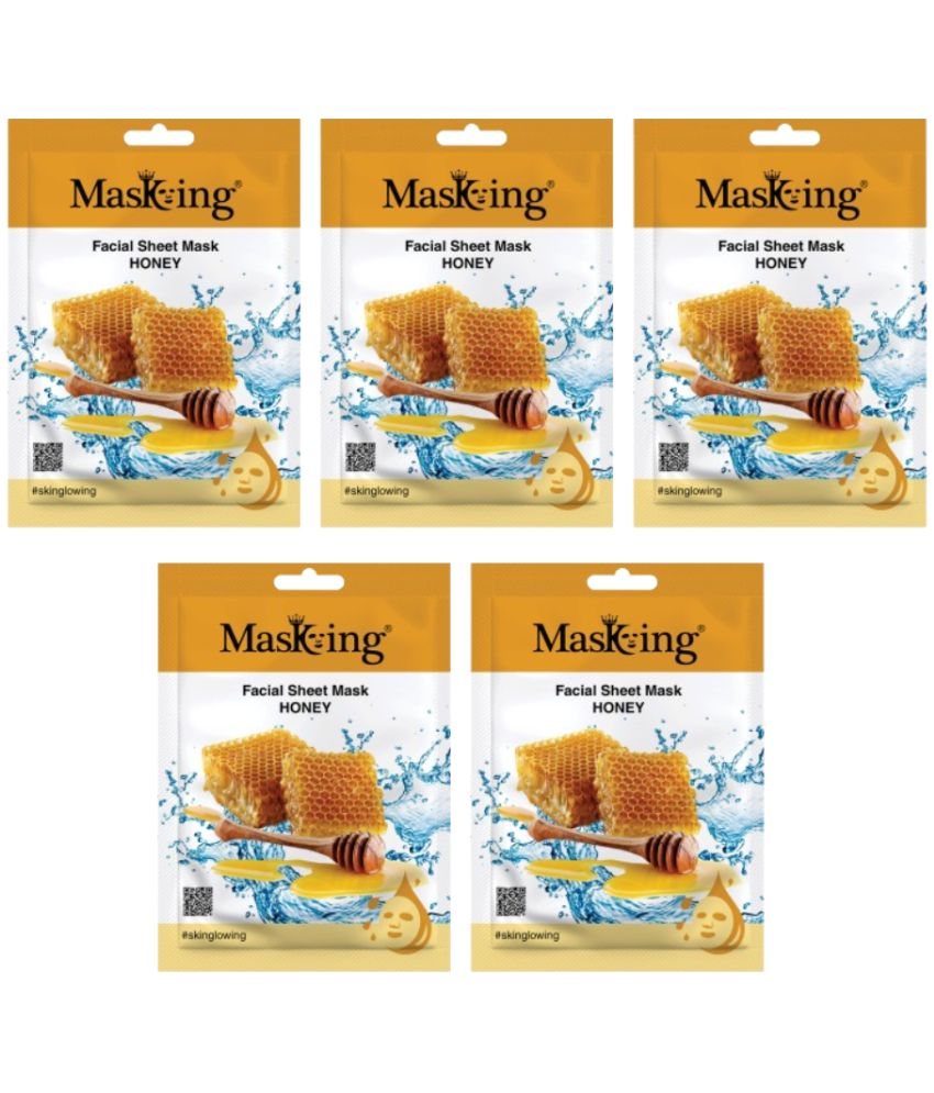     			Masking - Fairness Sheet Mask for Combination Skin ( Pack of 5 )