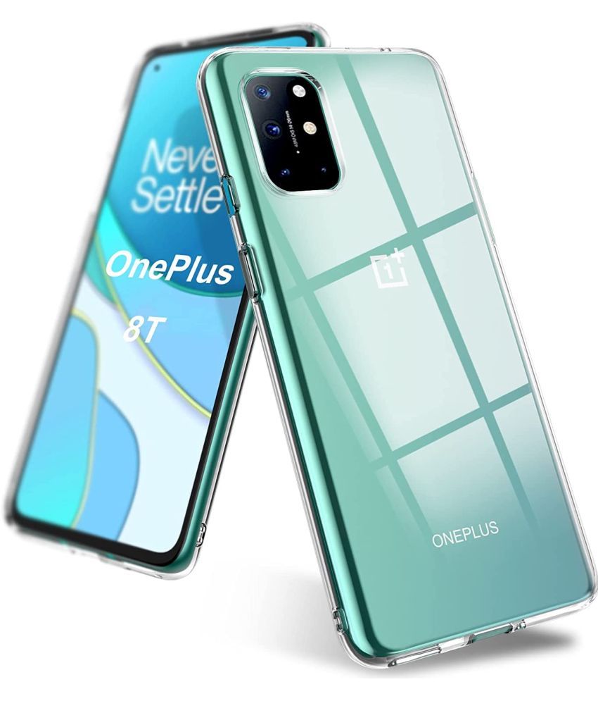     			Megha Star*** Plain Cases Compatible For Silicon Oneplus 8T ( )