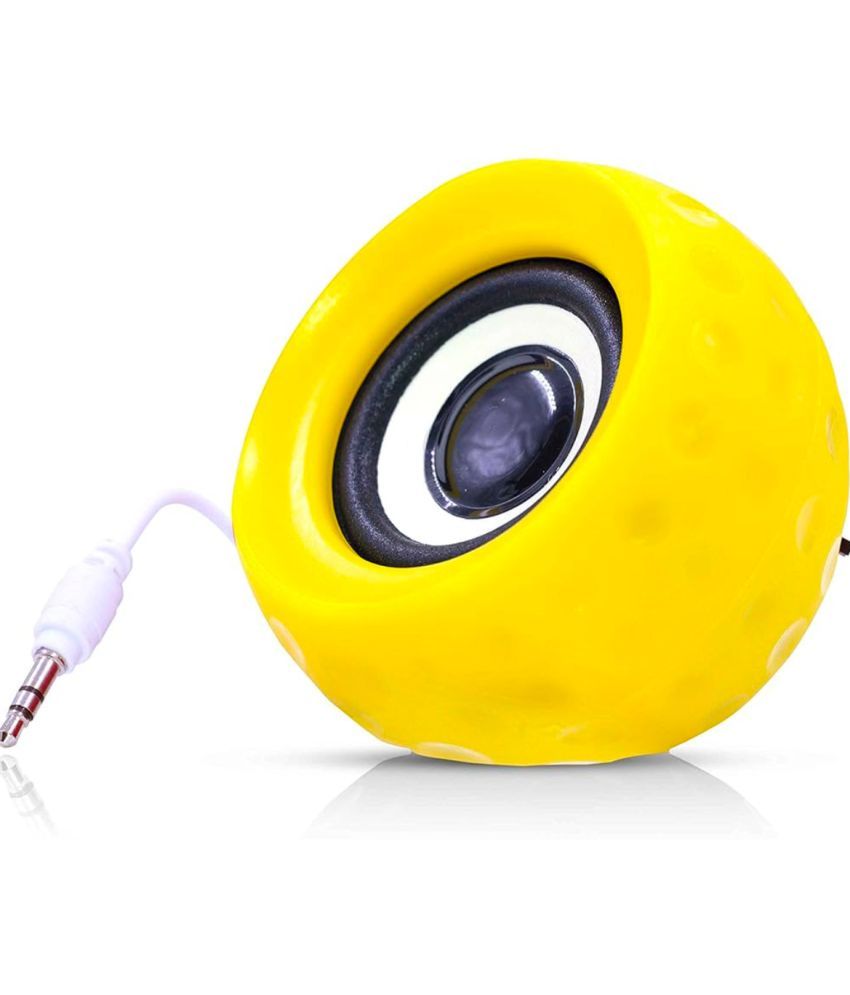     			UBON 826 MOBILE SPEAKER 5 W Bluetooth Speaker Bluetooth V 5.2 with Aux Playback Time 2 hrs Yellow