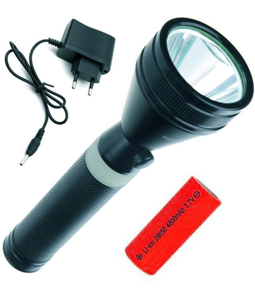     			CROSTAL - 15W Rechargeable Flashlight Torch ( Pack of 1 )