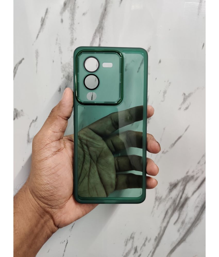     			Case Vault Covers Silicon Soft cases Compatible For Silicon Vivo v25 pro ( )