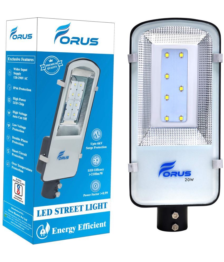     			Forus Light for Home, Outdoor, Road, Park Street Lights Warm White - Pack of 1