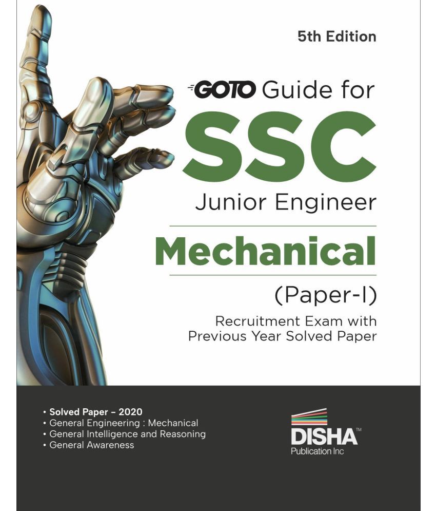     			Go To Guide for SSC Junior Engineer Mechanical Paper I Recruitment Exam with Previous Year Solved Papers 5th Edition | 100% Detailed Solutions | For 2