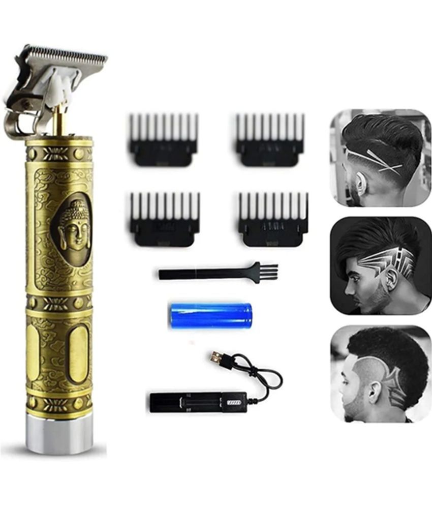     			LOUDPORIUM Buddha Trimmer Gold Cordless Beard Trimmer With 180 minutes Runtime