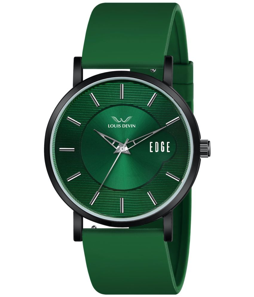     			LOUIS DEVIN Green Silicon Analog Men's Watch