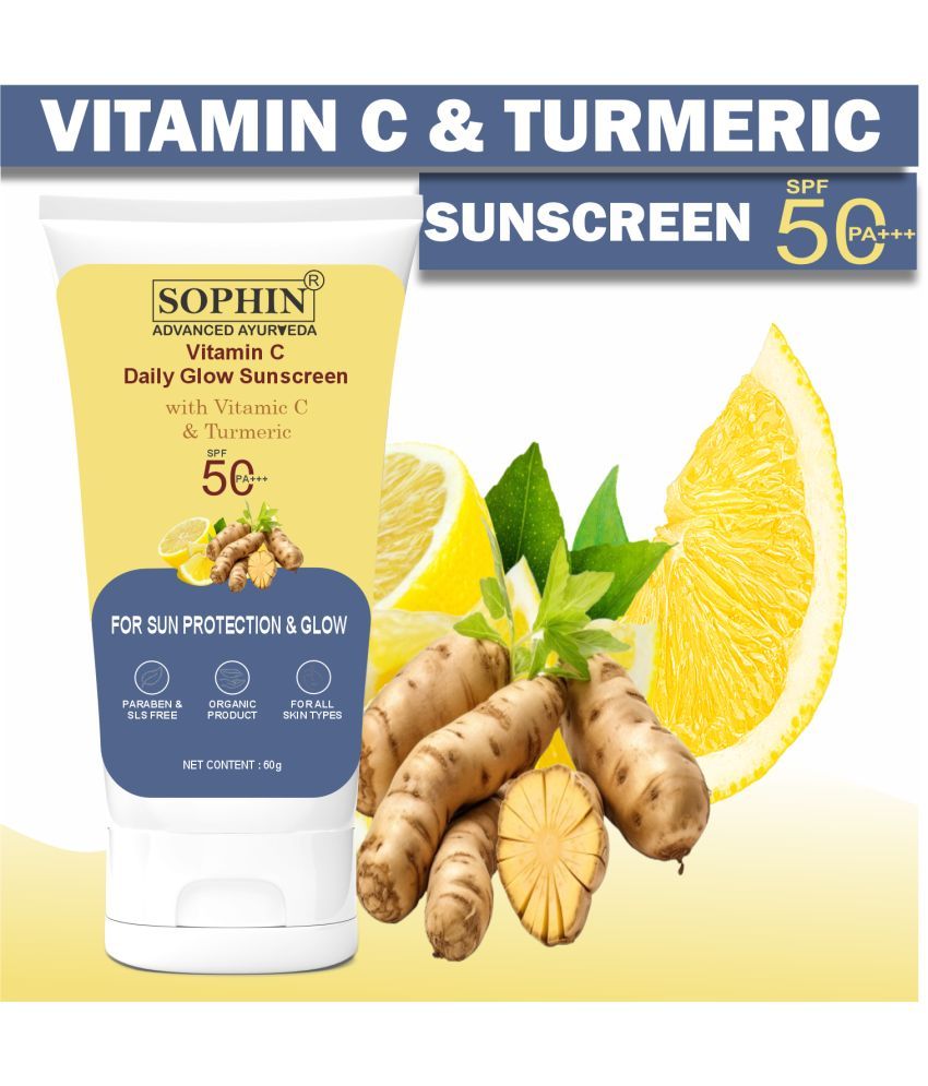     			SOPHIN SPF 50 Sunscreen Cream For All Skin Type ( Pack of 1 )