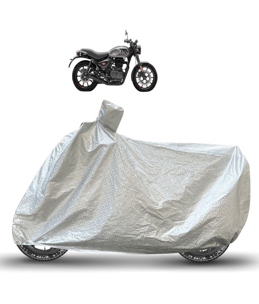     			Caronix Bike Body Cover for Royal Enfield Hunter 350 ( Pack of 1 ) , Silver