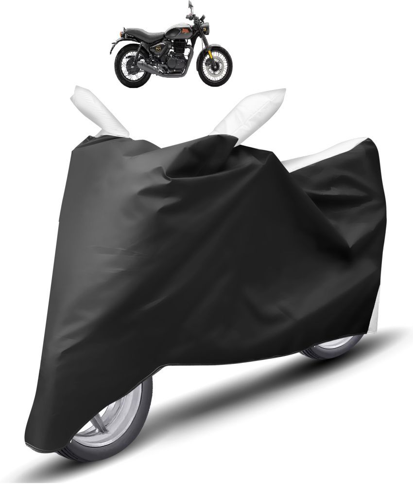     			Caronix Bike Body Cover for Royal Enfield Hunter 350 ( Pack of 1 ) , White