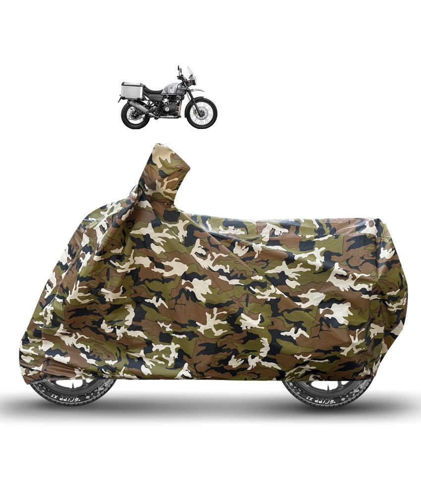     			Caronix Bike Body Cover for Royal Enfield Himalayan ( Pack of 1 ) , Brown