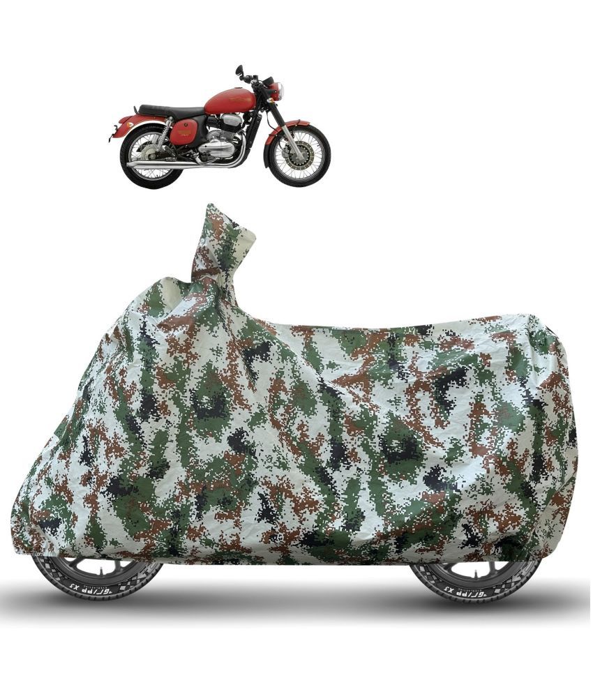     			Caronix Bike Body Cover for JAWA Forty Two ( Pack of 1 ) , Green