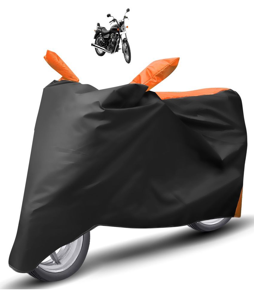     			Caronix Bike Body Cover for Royal Enfield Thunderbird ( Pack of 1 ) , Orange