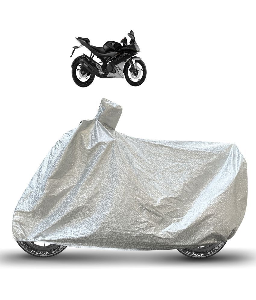     			Caronix Bike Body Cover for Yamaha R15 ( Pack of 1 ) , Silver