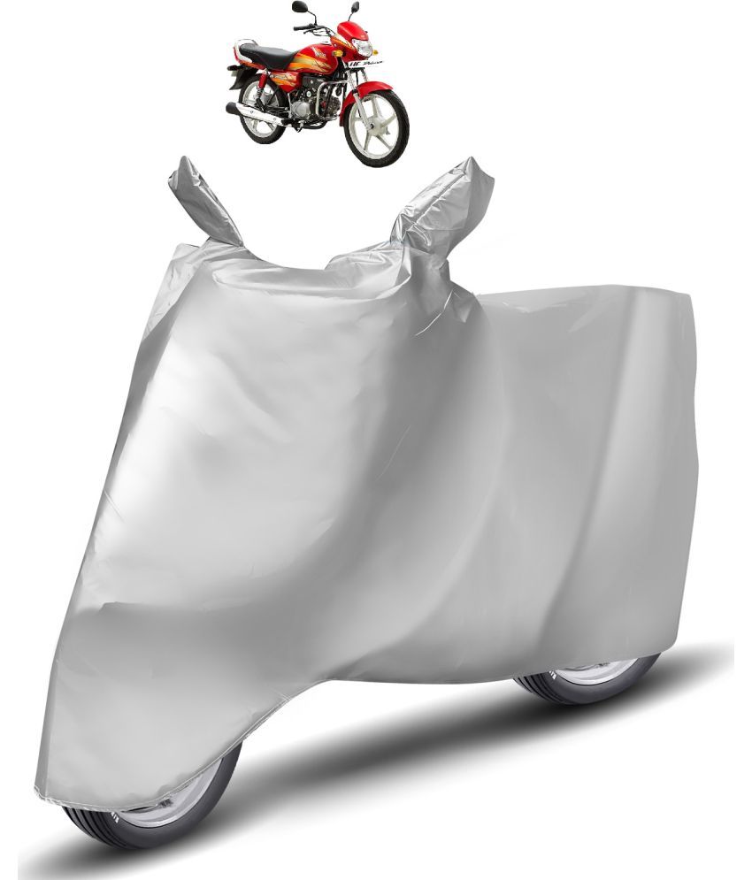     			Caronix Bike Body Cover for Hero HF Deluxe ( Pack of 1 ) , Silver