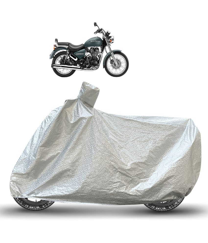     			Caronix Bike Body Cover for Royal Enfield Thunderbird 500 ( Pack of 1 ) , Silver