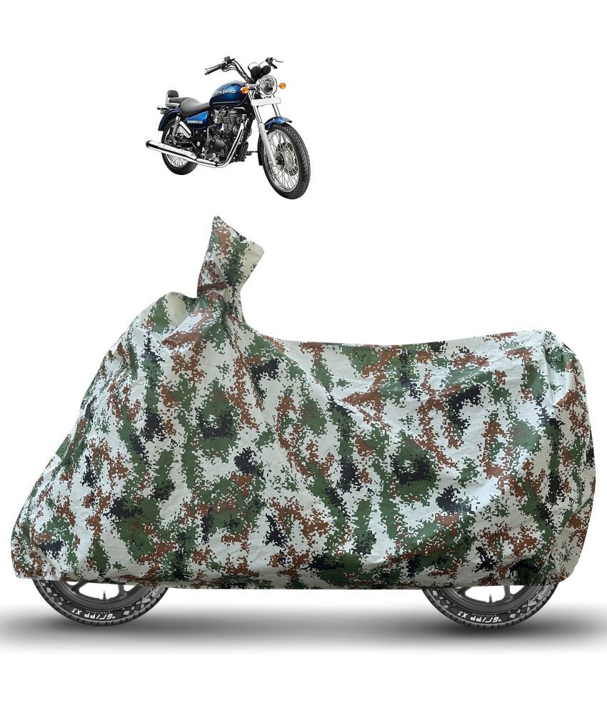     			Caronix Bike Body Cover for Royal Enfield Thunderbird 350 ( Pack of 1 ) , Green